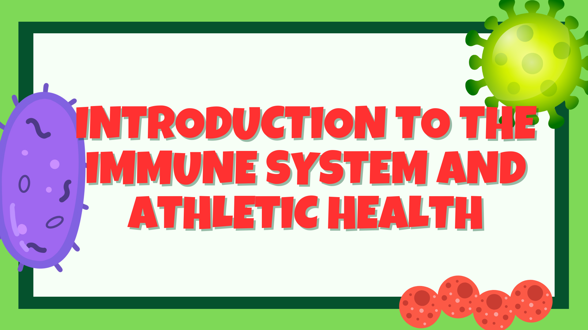 Introduction to the Immune System and Athletic Health