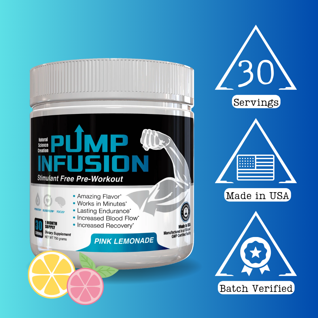 Pump Infusion Pink Lemonade | Non-Stimulant