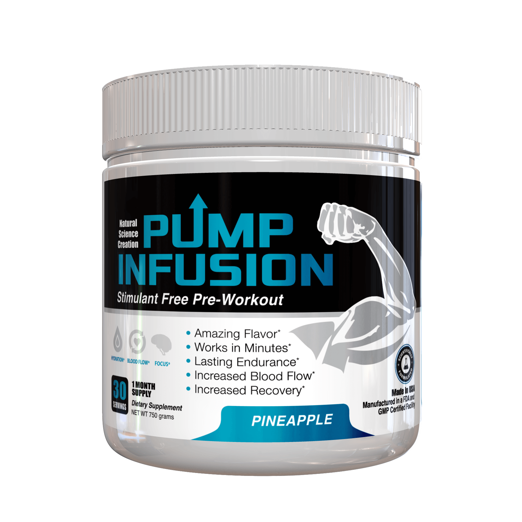 NEW! Pump Infusion Pineapple (Stimulant Pre-Workout)