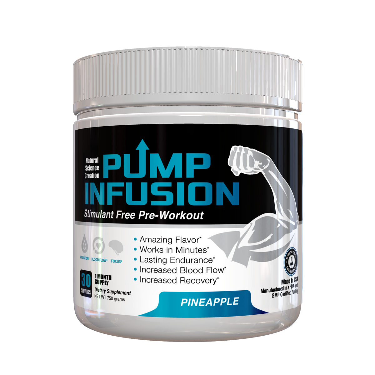 NEW! Pump Infusion Pineapple (Stimulant Pre-Workout)