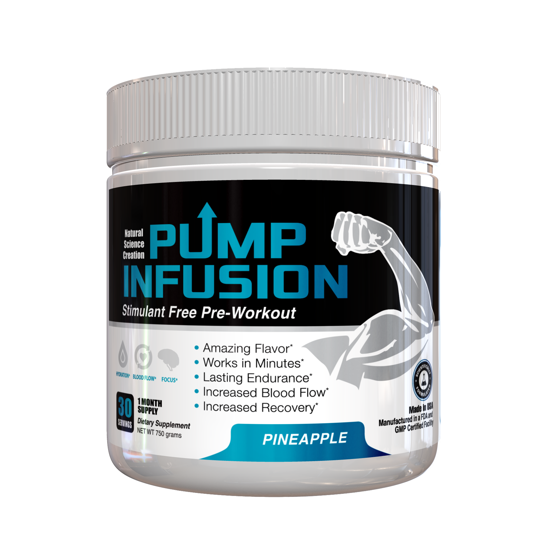 NEW! Pump Infusion Pineapple (Stimulant Pre-Workout)